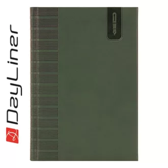   Tárgyalási napló Tucson B5 napló, fehér lapokkal zöld Dayliner