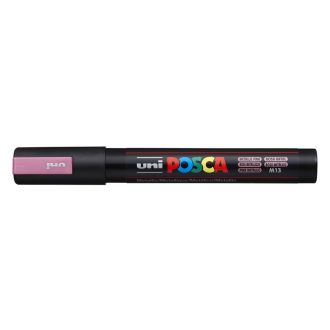 Dekormarker 1,8-2,5mm, Uni Posca PC-5M metál rózsaszín