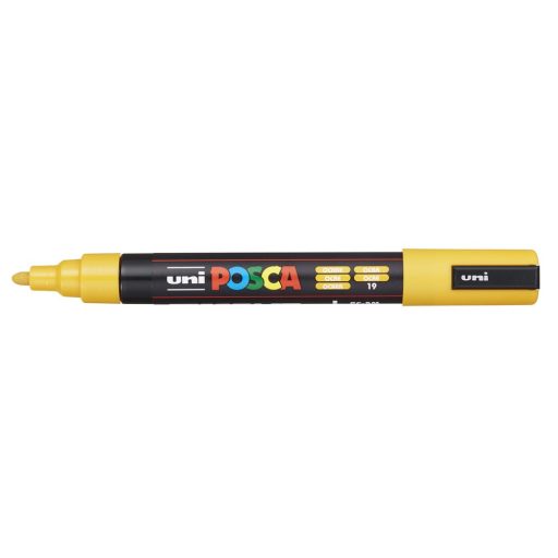 Dekormarker 1,8-2,5mm, Uni Posca PC-5M okker