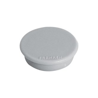   Mágnes 38mm, erősség: 2500 g. Franken 10 db/csomag, szürke