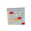 Tervezőtábla heti 7 napos 47,4 x 78 cm,  PV-SET3 Franken