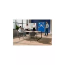 Moderációs bőrönd vizuálkommunikációs kiegészítő készlettel  aluminium UMK Franken