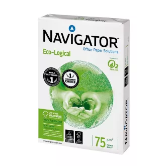   Másolópapír A4, 75g, Navigator Eco-Logical, CIE 169 fehérség, prémium minőség, 500ív/csomag