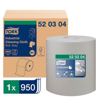   Ipari törlő tekercses többfunkciós 361 m/ 950 lap / tekercs 1 tek/karton W1 Tork_520304 szürke