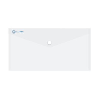   Irattartó tasak DL 'csekk' patentos PP Bluering® transzparens