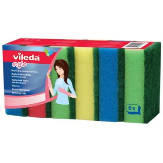 Mosogatószivacs 6 db/csomag Vileda Rainbow_F25096