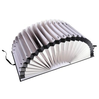   Előrendező 1-31 karton számozott tasakos Exacompta 61650B fekete