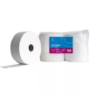   Toalettpapír 2 rétegű közületi átmérő: 26 cm 100 % cellulóz 210 m/tekercs 6 tekercs/karton Bluering® hófehér