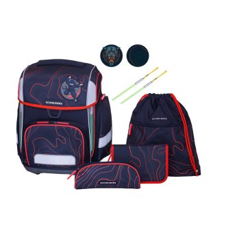   Iskolatáska ergonómikus, fiús 9 részes szett Ninja Revenge Schneiders