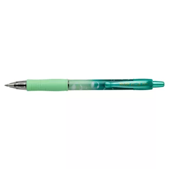   Zseléstoll 0,7mm, nyomógombos Pilot G-2 Bubble zöld test, írásszín kék