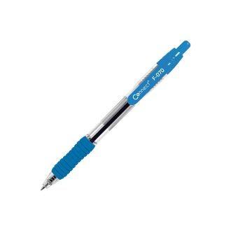   Golyóstoll Fornax F-70 grip, világos kék design, írásszín kék