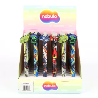 Zseléstoll radírozható, járművek, 36 db/display Nebulo