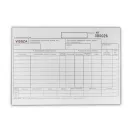 Készlet visszavételezési bizonylat 8 tételes 25x4 lapos tömb A/5 fekvő B.12-123/V Bluering