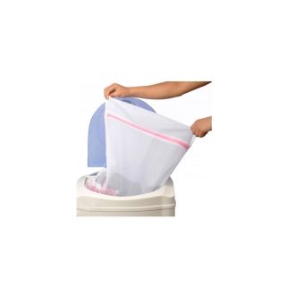 Mosózsák műanyag zipzáros 60 x 90 cm 2 db/csomag fehér