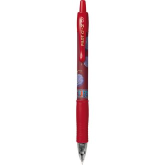   Zseléstoll 0,7mm, nyomógombos Pilot G-2 One Piece, írásszín piros