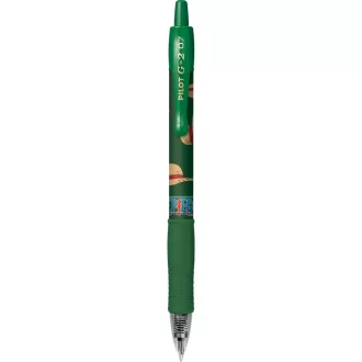   Zseléstoll 0,7mm, nyomógombos Pilot G-2 One Piece, írásszín zöld