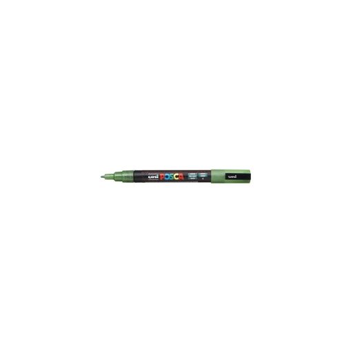 Dekormarker 0,9-1,3mm, Uni-Posca PC-3ML csillámló zöld