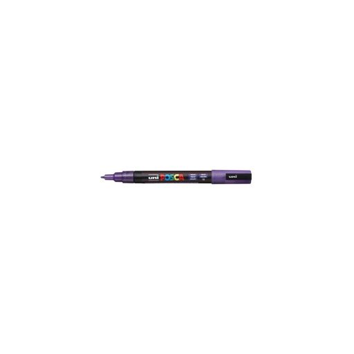 Dekormarker 0,9-1,3mm, Uni-Posca PC-3ML csillámló lila