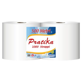   Ipari törlő 2 rétegű tekercses átmérő: 29 cm 960 lap/240 m/tekercs 2 tekercs/karton Paperdi Pratika 1000_BI8S1000