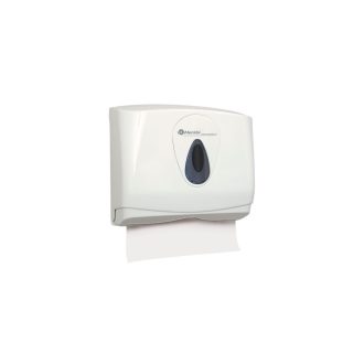   Adagoló hajtogatott kéztörlőhöz műanyag fehér Identity Merida