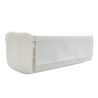   Kéztörlő 2 rétegű V hajtogatású 100 % cellulóz 150 lap/csomag 20 csomag/karton Bluering® fehér
