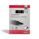 Alkoholos marker 3mm, kerek végű A-series fekete