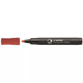 Alkoholos marker 3mm, kerek végű A-series piros