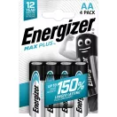 Elem AA ceruza LR06 Max Plus 4 db/csomag, Energizer