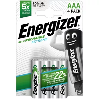 Akkumulátor AAA mikro 800mAh Extreme 4 db/csomag, Energizer