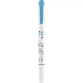   Szövegkiemelő 1,0/3,5 mm, kétvégű, Zebra Mildliner Warm, füstkék