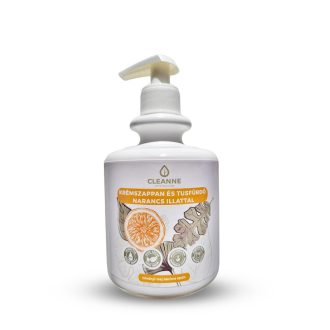   Folyékony krémszappan és tusfürdő 470 g Cleanne_Narancsos