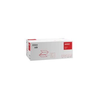   Kéztörlő 2 rétegű V hajtogatású 150 lap/cs 20 csomag/karton Katrin  Zig Zag_65944 fehér