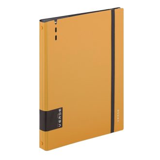 Gyűrűskönyv A4, 40mm, 4 gyűrűs Verde mustársárga