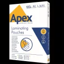 Lamináló fólia A4, 80 mic. 100 db/doboz, Apex Light