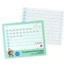 Füzet iskolai, 32lap, írás gyakorló 1.osztályos fekvő Süni Meixner