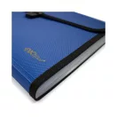 Irattartó táska, harmonikatáska, 13 rekeszes füles csatos EVOffice kék