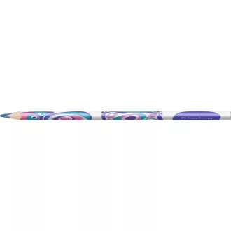   Varázsceruza háromszögletű Faber-Castell pasztell írásszínek türkiz, rózsaszín, lila