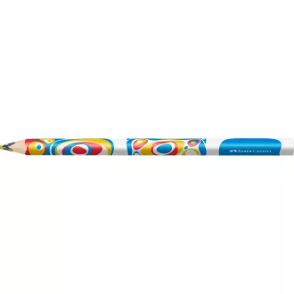   Varázsceruza háromszögletű Jumbo Faber-Castell alap színek piros, kék, sárga