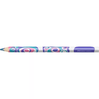   Varázsceruza háromszögletű Jumbo Faber-Castell pasztell színek türkiz, rózsaszín, lila