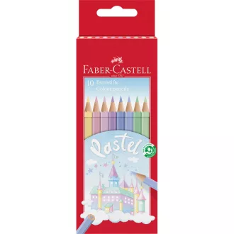   Színes ceruza készlet hatszögletű kastélyos Faber-Castell 10klf. szín