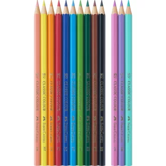  Színes ceruza készlet hatszögletű UNIKORNIS + matrica Faber-Castell 10+3klf. szín