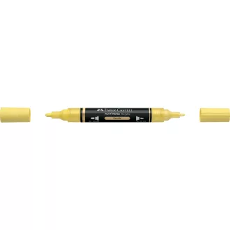   Akril marker kétvégű MULTIMARK 102 Faber-Castell vanília 