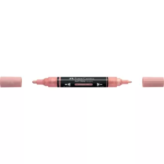   Akril marker kétvégű MULTIMARK 304 Faber-Castell vintage rózsa