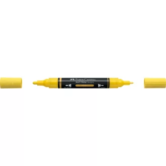 Akril marker kétvégű MULTIMARK 108 Faber-Castell sárga 