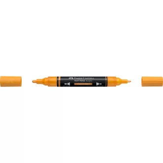   Akril marker kétvégű MULTIMARK 309 Faber-Castell világos narancs