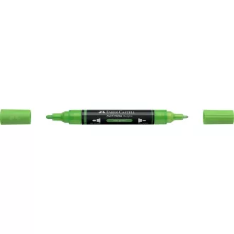   Akril marker kétvégű MULTIMARK 112 Faber-Castell levélzöld 