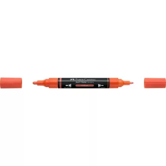 Akril marker kétvégű MULTIMARK 115 Faber-Castell narancs 