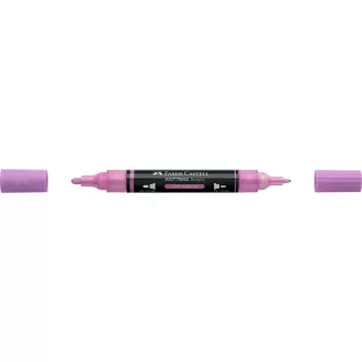   Akril marker kétvégű MULTIMARK 119 Faber-Castell világos magenta