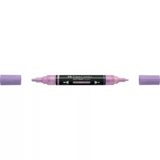 Akril marker kétvégű MULTIMARK 239 Faber-Castell lila 