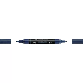   Akril marker kétvégű MULTIMARK 450 Faber-Castell indigókék 